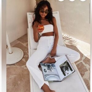 12th Tribe Elegant White Coverup Ensemble